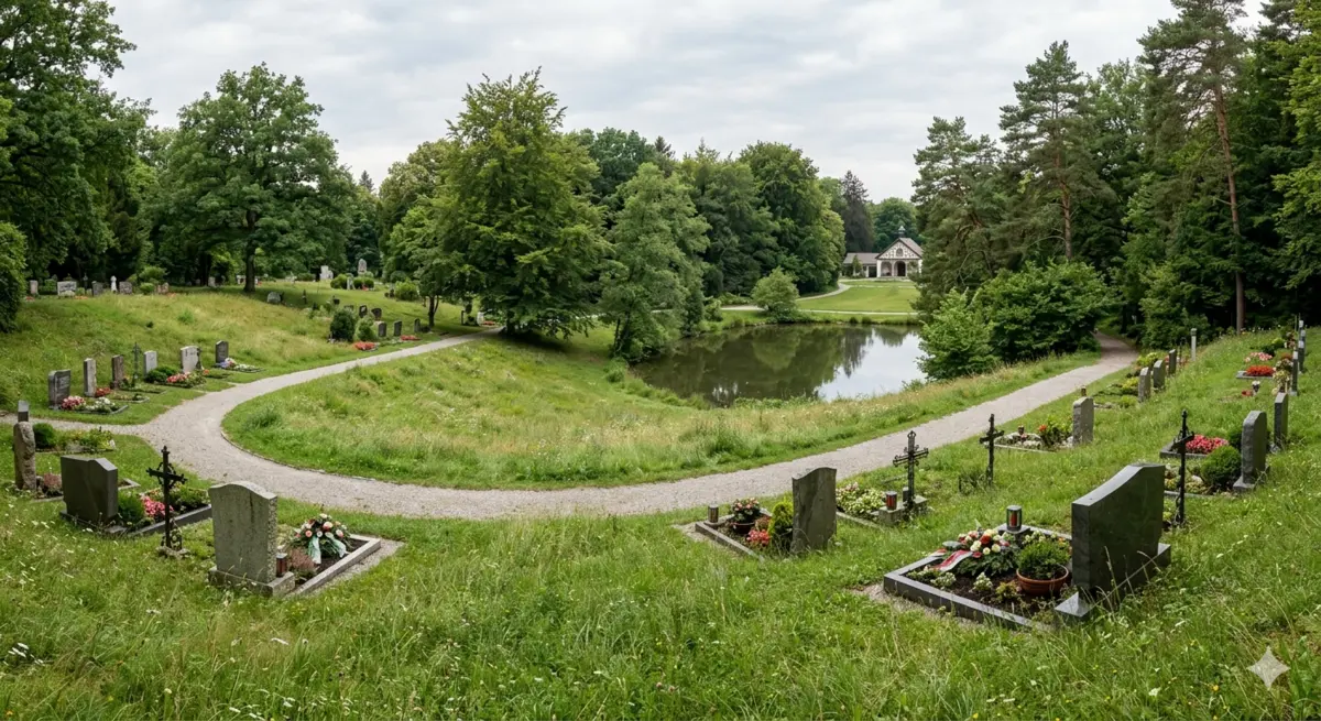 Friedhof Neuer Südfriedhof München - Trauerfloristik und Blumenschmuck