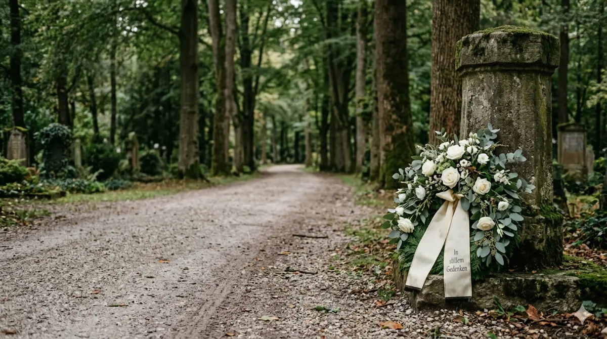 Friedhof Waldfriedhof München (alt) - Trauerfloristik und Blumenschmuck