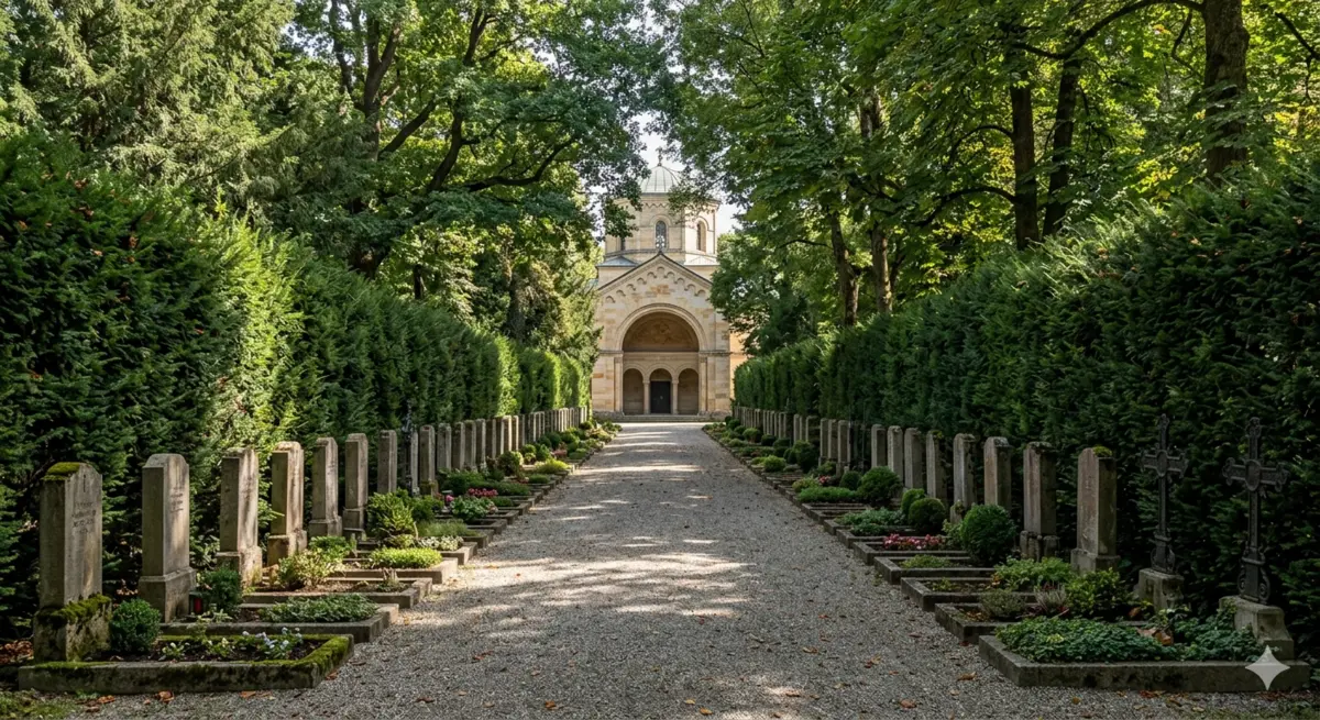 Friedhof Westfriedhof München - Trauerfloristik und Blumenschmuck