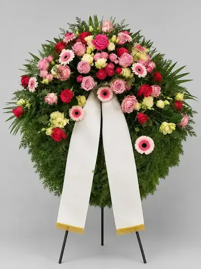 Kränze Mimosa - Rosa, Pink, Creme